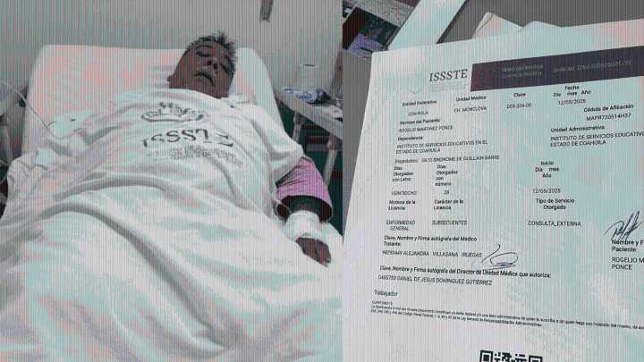 Maestro de educación física denuncia al ISSSTE por suspender sus incapacidades