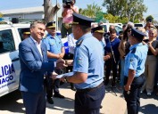 Programa de Prevención Metropolitana: entregaron nuevos patrulleros para las comisarías de Barranqueras