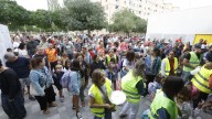 Protesta en el Soledad Puértolas de Zaragoza: "Nos dijeron que el nuevo edificio se licitaría antes de abril y seguimos sin noticias"
