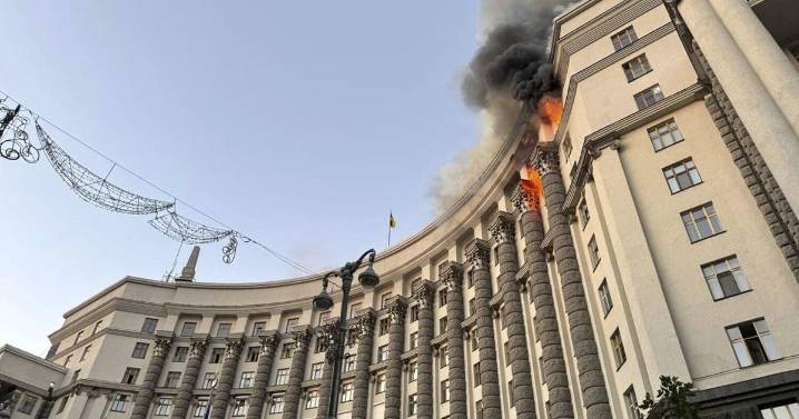 Ukraine shows diplomats damage after Russia's largest aerial attack since invasion