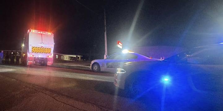Crash between garbage truck, motorcycle sends one to hospital