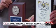 Long-time poll worker recognized