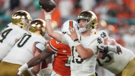 Freeman confident in QB CJ Carr's future despite Notre Dame's season