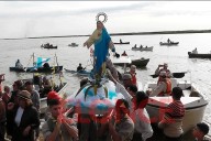 Se realiza este domingo la tradicional procesión náutica y la misa patronal en Bajada Grande