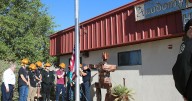 Fort Mojave Mesa Fire hosts flag ceremony, 9/11 FDNY guest speakers for Fire Science class