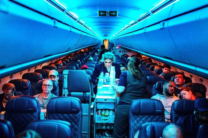 You’d never believe why comedian Guy Branum says someone hit him while seated on a Delta flight