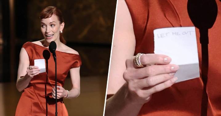 Britt Lower's Emmys Speech Had a 'Severance' Easter Egg: 'Let Me Out'