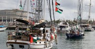 Global Sumud flotilla El sionismo ataca con un dron a uno de los barcos