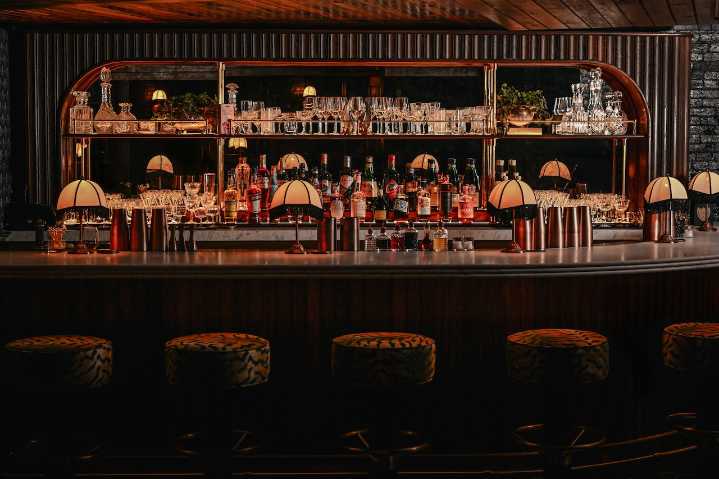 89 Charles bar features modern mixology cocktails, art deco design in Boston's Beacon Hill