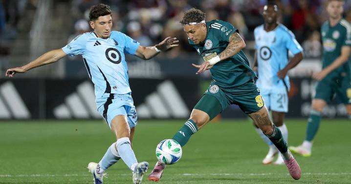Nectarios Triantis scores in second half to help Minnesota United tie Rapids 1