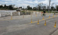 Habilitaron provisoriamente el puente vehicular en el parque de Mayo