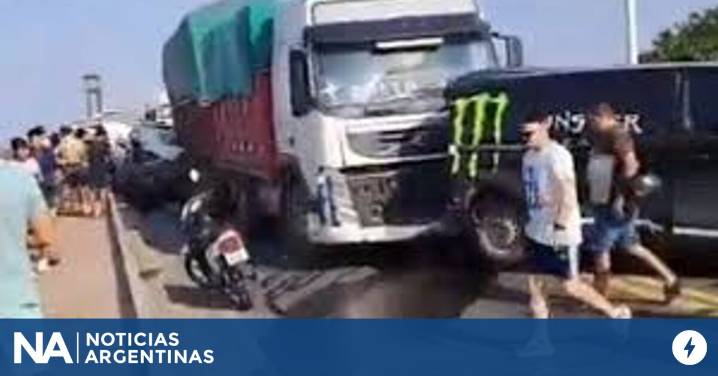 Imputaron al camionero que causó el choque múltiple en el puente Chaco