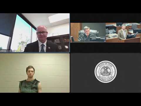 Tyler Robinson listens and reacts to each Charlie Kirk shooting related charge: full court hearing