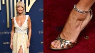 Rita Ora Shines in Jeweled Gold Miu Miu Sandals at Emmy Awards 2025
