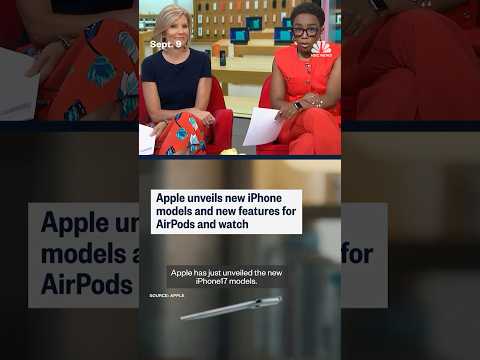Apple unveils new iPhone models and new features for AirPods and watch