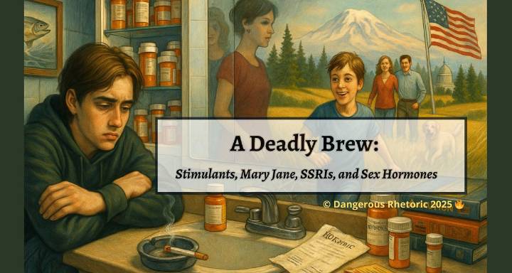 Opinion: A deadly brew – Stimulants, Mary Jane, SSRIs and sex hormones