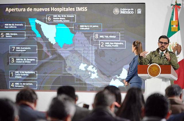 IMSS pondrá en operación 10 hospitales en 2025 e iniciará construcción de 9 más