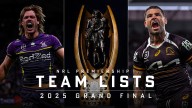 NRL 2025: Grand Final Teams, ins and out, changes, Ben Talty, Tyson Smoothy, Patyrick Carrigan, suspensions, injuries, selections, Brisbane Broncos, Melbourne Storm, Michael Maguire, Craig Bellamy