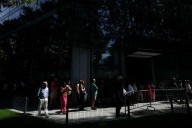 Hundreds queue in silence to pay tribute to Giorgio Armani