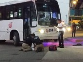 Atropellan a persona en el crucero de Mezcales