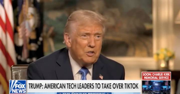 Trump Waves TikTok Deal in Front of Billionaire Rupert Murdoch in Fox Interview