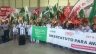 Protesta en La Arrixaca