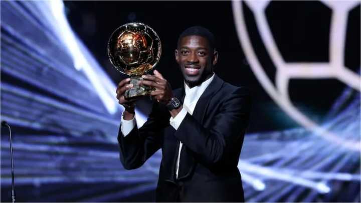 Ousmane Dembélé, ganador del Balón de Oro
