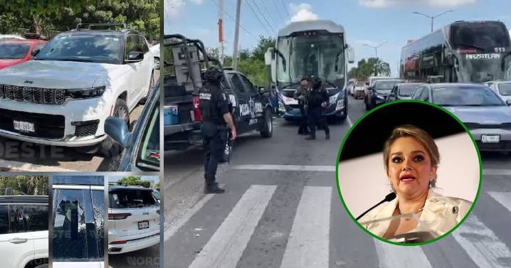 Sinaloa: Atacan a balazos a escoltas de hija del gobernador Rubén Rocha Moya; su nieta iba a bordo