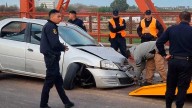Siete heridos en un grave accidente múltiple en el Puente Carretero