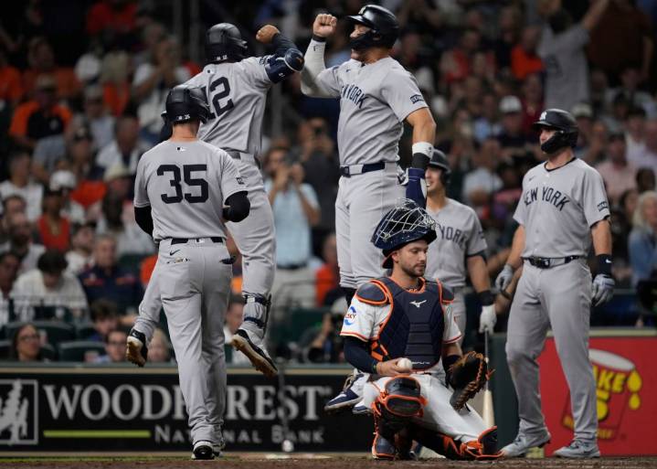 Trent Grisham, Yankees slam Astros to kick off grueling stretch