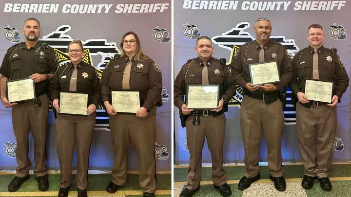 Berrien County awards four Lifesaving Awards, three Certificates of Commendation