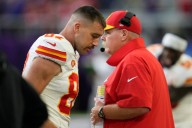 Travis Kelce, Andy Reid share heated exchange during Chiefs vs Giants game