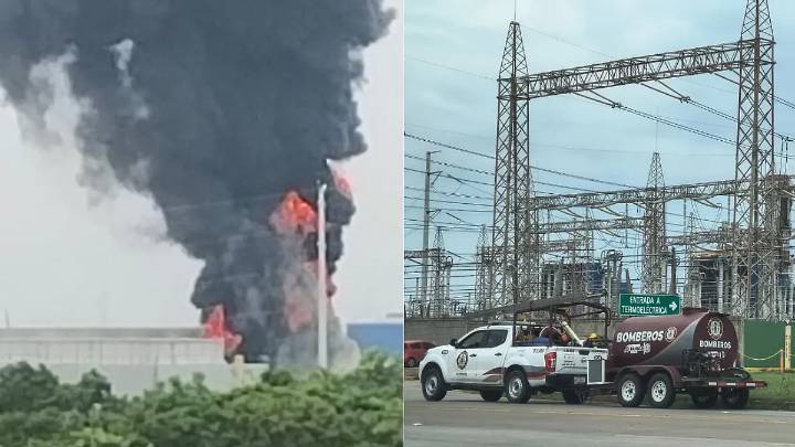 Emergencia en Altamira: incendio en la Planta Quantum (antes Iberdrola)