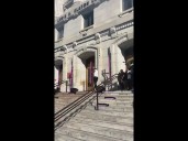 Young Thug speaks to crowd outside Fulton County courthouse concert, promotes anti