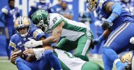 Lauther lifts league-leading Roughriders over Blue Bombers 21