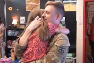 Army Dad Surprises His Young Daughter After Being Deployed for Almost a Year