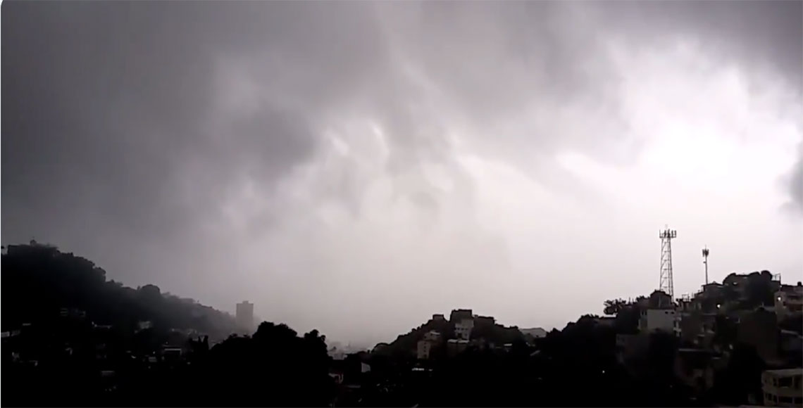 Este lunes se prevén lluvias y tormentas en Sierra Sur, Costa e Istmo