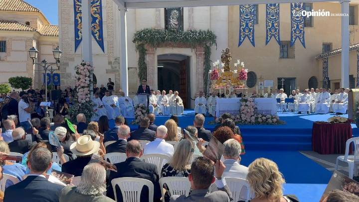Cehegín conmemora el centenario de la coronación canónica de la Virgen de las Maravillas en una jornada histórica