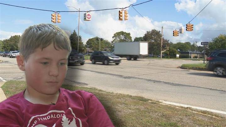 Lakeshore family hoping for change after son hit at busy intersection