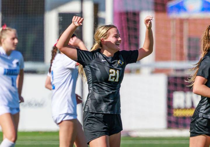 High school girls soccer highlights: Annabel Miko hits 50-career goal mark in Quaker Valley's win against Ambridge