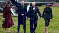 Trump arrives for UK state visit, welcomed by king, prince at Windsor Castle