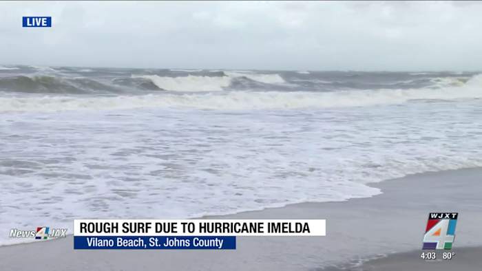 Vilano Beach closed as Hurricane Imelda impacts Florida Coast