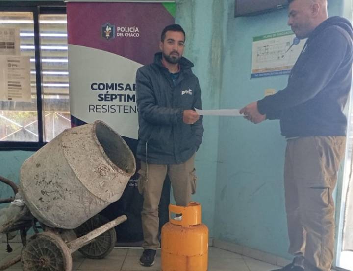 RESISTENCIA:  Recuperaron Una Hormigonera Sustraída