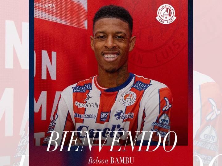 Robson Bambu es el último refuerzo de Atlético San Luis