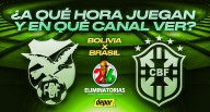 ¿A qué hora juegan Bolivia vs Brasil y qué canal transmite las Eliminatorias 2026?