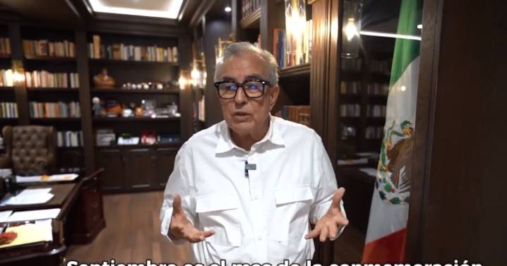 Rubén Rocha Moya anuncia cancelación del grito de Independencia en Culiacán