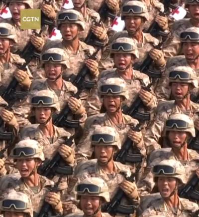 Con poderío militar China conmemoró la victoria sobre Japón