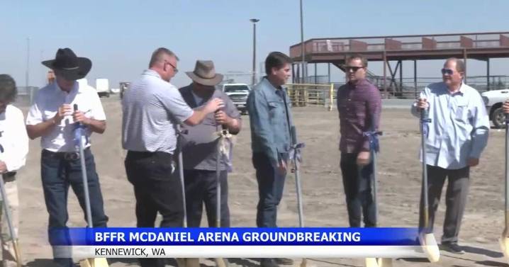 Groundbreaking ceremony for Benton Franklin Fair and Rodeo upgrades