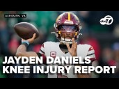 LIVE: Commanders' Jayden Daniels not practicing on Wednesday ahead of Raiders game