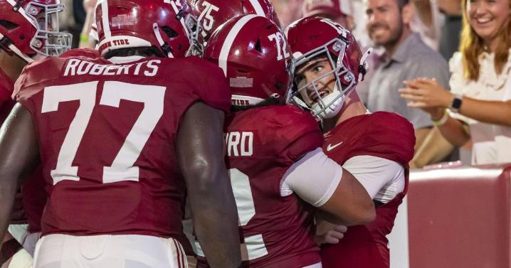 Ty Simpson completes all 17 of his passes as No. 21 Alabama rolls Louisiana